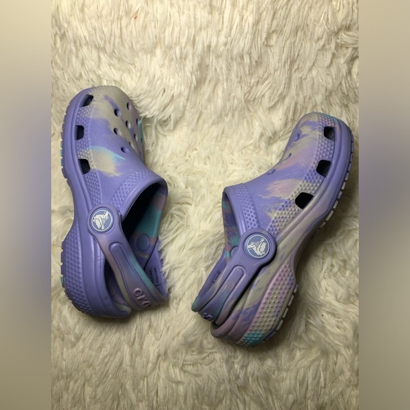 CROCS Kids Water Shoes in Purple and Pastel size 9 - Picture 5 of 5